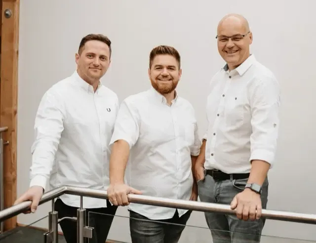 The founding team of WER Gruppe